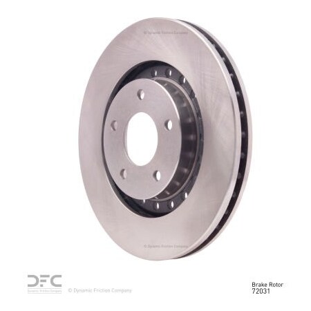 Dynamic Friction Co Disc Brake Rotor - 600-72031 600-72031